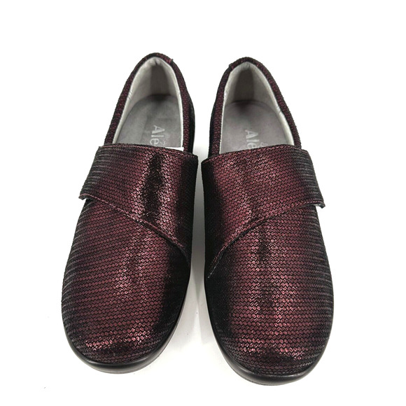 Alegria Womens Lauryn Clog Shoes Size 37/US 7 Metallic Comfort Arch Support - Picture 5 of 9